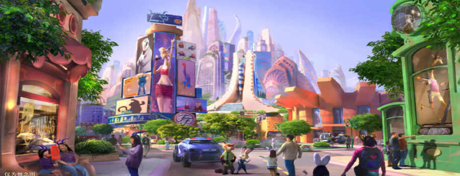 上海迪士尼疯狂动物城园区即将落沪，现在就提前进入童话世界