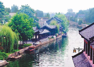 【来源：人民网】活的运河博物馆（古村今貌）