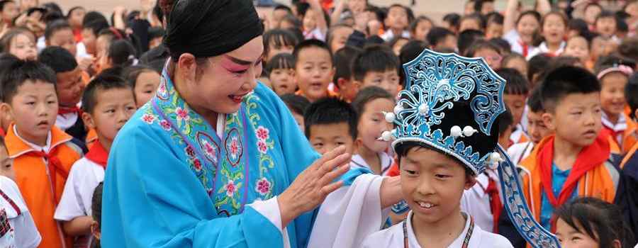【来源：央广网】河北沧州：戏曲文化进校园