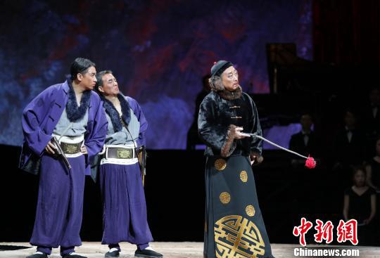 《王贵与李香香》演出片段。 杨迪 摄
