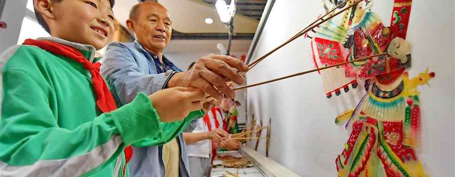 【来源：央广网】河北滦南：非遗进校园
