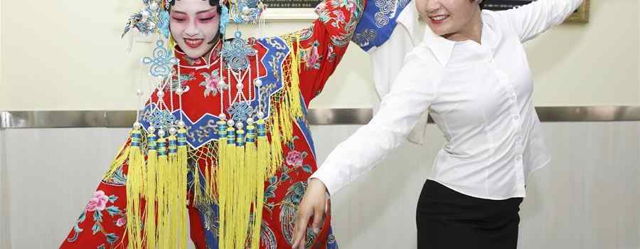 【来源：央广网】河北石家庄：非遗戏曲进校园