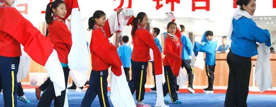 【来源：央广网】山东青岛：京剧课堂传承国粹